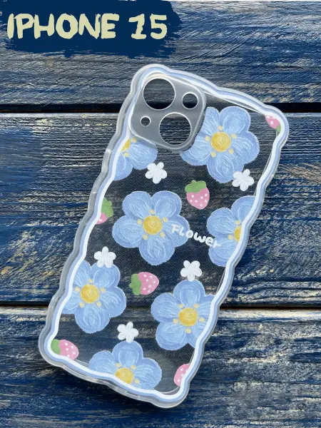 Aksel Brand Чехол на iPhone 15 прозрачный