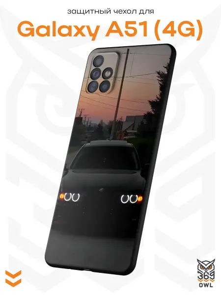 OWL369 Чехол на Samsung A51 4G с принтом BMW