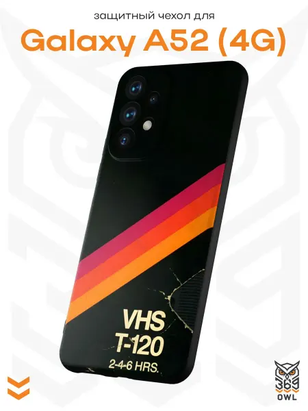 OWL369 Чехол на Samsung A52 4G с принтом Ретро