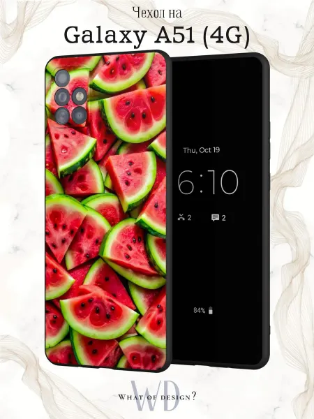 What of Design? Чехол на Samsung А51 4G с летним принтом