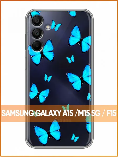 Case Face Прозрачный чехол на Samsung Galaxy A15