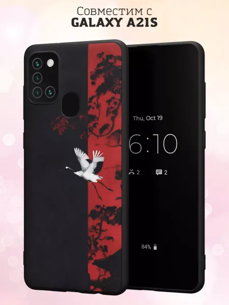 Milena Numerolove Чехол на Samsung A21S с принтом Аист