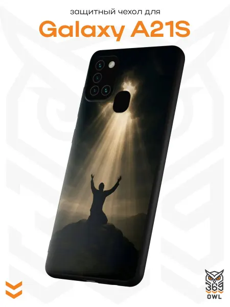 OWL369 Чехол на Samsung A21S с православным принтом