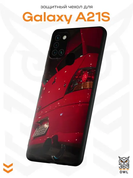 OWL369 Чехол на Samsung A21S с принтом Спорткар