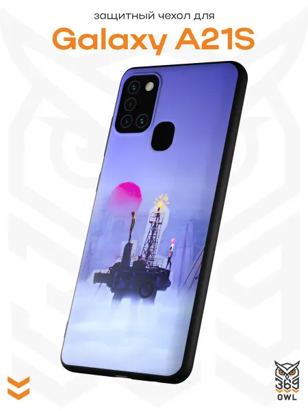 OWL369 Чехол на Samsung A21S с принтом Человек-паук