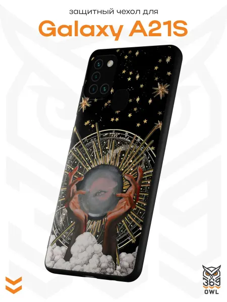 OWL369 Чехол на Samsung A21S с принтом Эзотерика
