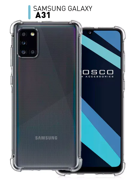 Rosco Чехол на Samsung Galaxy A31 прозрачный
