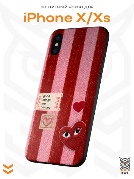 OWL369 Чехол на Apple iPhone X и XS с принтом Y2K