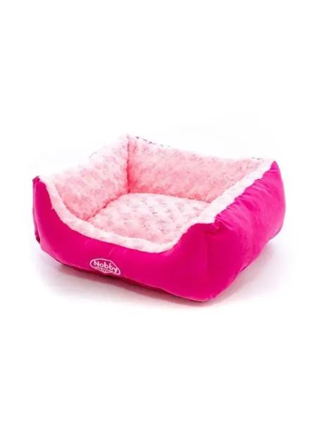 Nobby. Лежак мягкий ARUSHA 45х40х18см розовый
