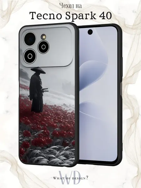What of Design? Чехол на Tecno Spark 40 с принтом Аниме