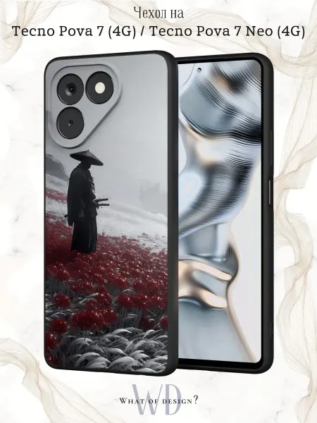 What of Design? Чехол на Tecno Pova 7 Neo Tecno Pova 7 4G с принтом Аниме