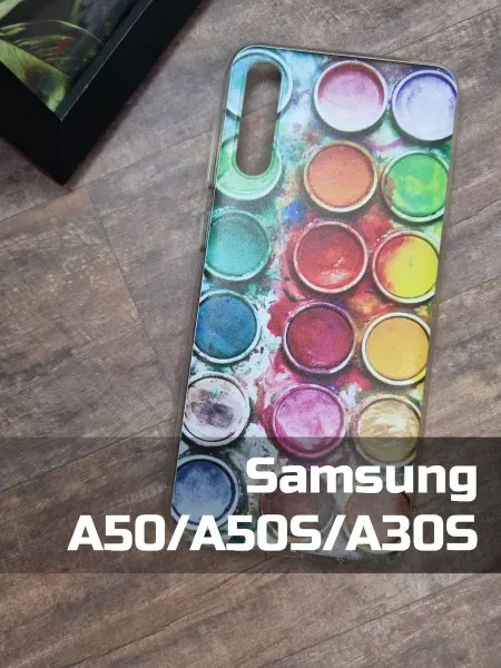 MixCase Чехол на Samsung A50 A30S прозрачный Акварель