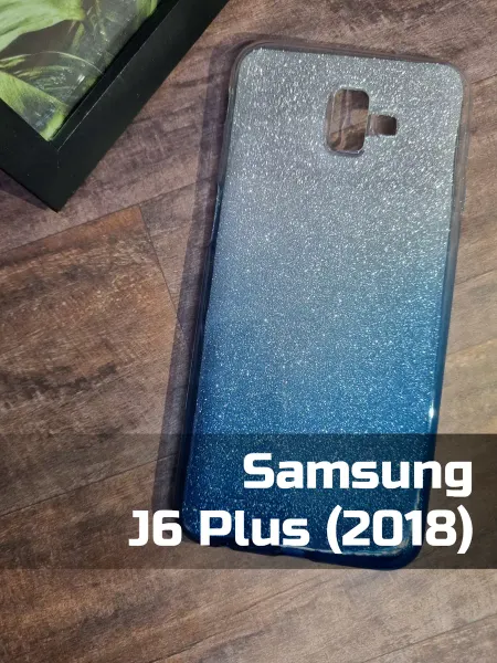 MixCase Чехол на Samsung J6 Plus прозрачный с блеском