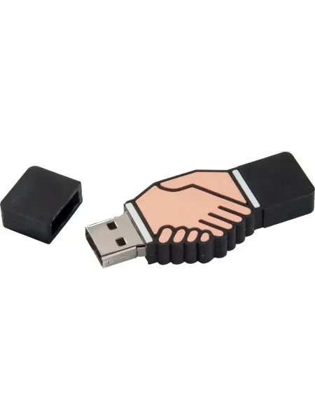 Элегантная USB-флешка «Дружеское рукопожатие»