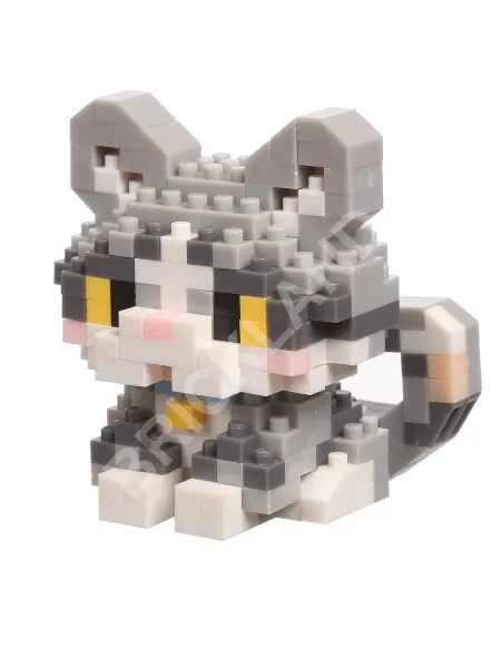 BRICKLAND Конструктор 3D из миниблоков «Домашние животные» Кошка