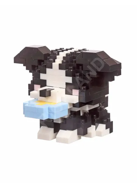 BRICKLAND Конструктор 3D из миниблоков «Домашние животные» Собака
