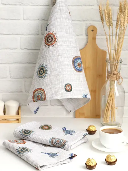 Lizzy Home Полотенца кухонные 3 шт 45х60 см