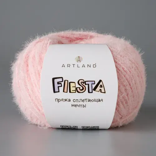Пряжа для вязания эластичная Fiesta Artland 1 моток (Нейлон-100%), цвет 162 Светло-розовый