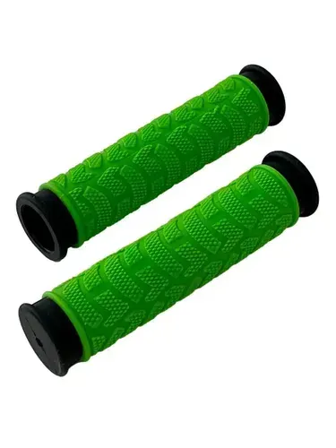 Грипсы велосипедные TRIX, 125 мм, HL-G49 green