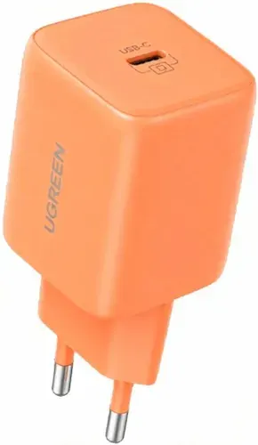 Сетевое зарядное устройство UGREEN X524 (95321) 45W USB-C GaN Fast Charger. Цвет: оранжевый