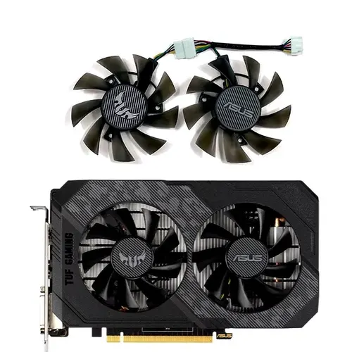 Комплект кулеров 75мм 6 pin для видеокарт Asus TUF RTX 2060 GTX 1660 1650