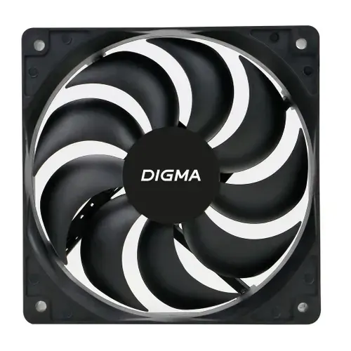 Вентилятор Digma DFAN-120-9 3-pin 4-pin (Molex)24dB 180gr Ret