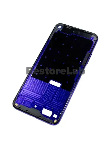 Рамка дисплея (средняя часть) для Honor 20/Huawei Nova 5T (синий), oригинал