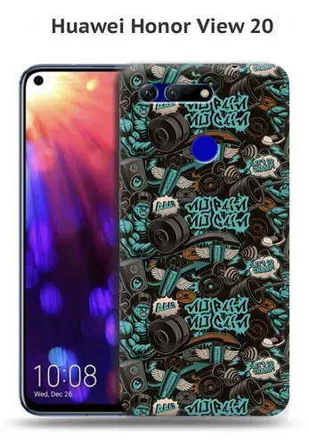 Защитная виниловая пленка / Бронепленка / Чехол наклейка / Скин / Honor View 20 / Хонор Вью 20 / ПОДАРОК