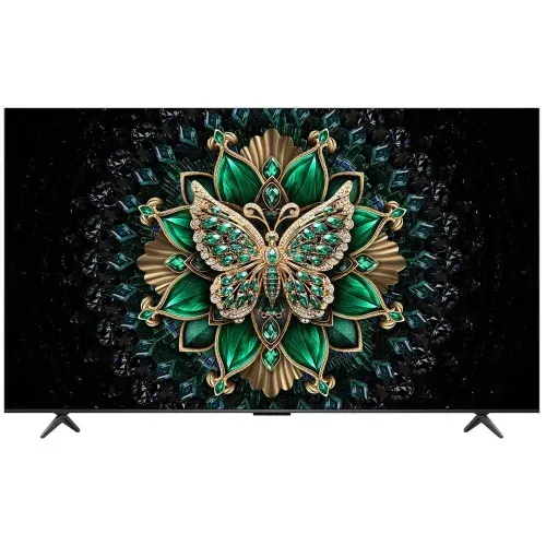TCL Телевизор 55C6K QLED Smart TV, Wi-Fi, Bluetooth, HDR, с пультом, 2025 г., 55″ 4K UHD, черный