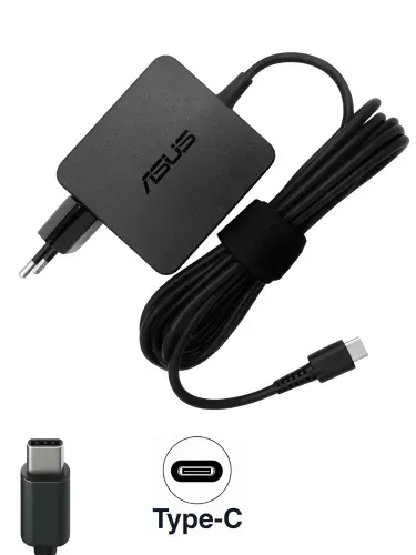 Зарядное устройство для ноутбука Asus, GU502LV, 20V - 3.25A, (Штекер: Type-C) 65 Вт Квадратный