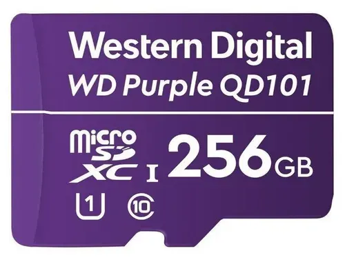 Карта памяти WD Purple SC QD101 microSD 256GB в кейсе