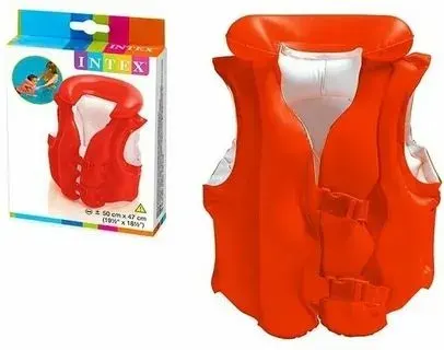 Intex 58671 Жилет для плавания 50х47см "Делюкс" 3-6 лет