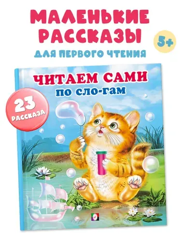 Читаем по слогам книга для чтения по слогам для детей 3-6 лет , Учимся читать, книга для первого самостоятельного чтения, подготовка к школе, обучение грамоте, Издательство Фламинго | Заболотная Этери Николаевна