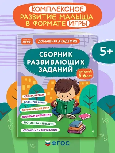 Сборник развивающих заданий для детей 5-6 лет