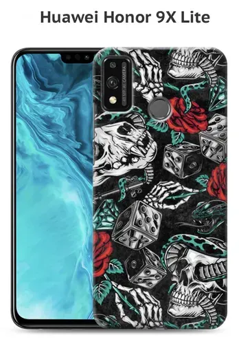 Защитная виниловая пленка / Бронепленка / Чехол наклейка / Скин / Honor 9X Lite / Хонор 9Х Лайт / ПОДАРОК