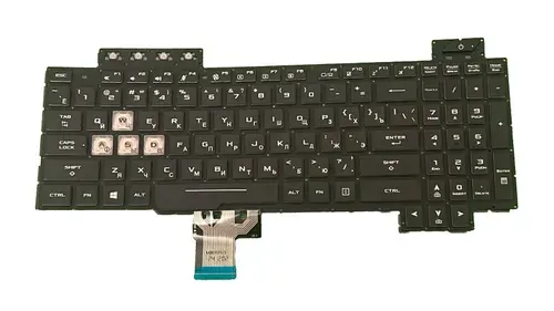 Клавиатура Premium с белой подсветкой для Asus TUF Gaming FX505, FX504, FX705