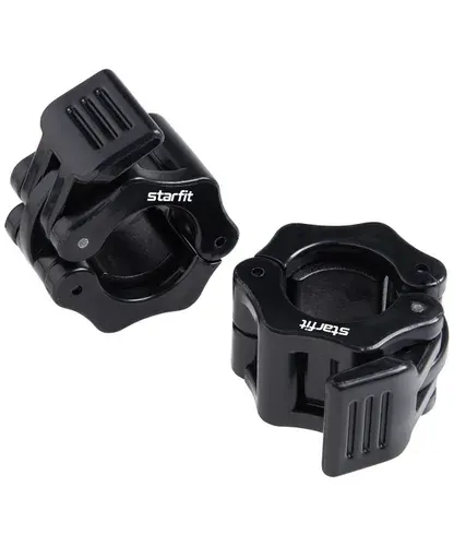 Комплект замков для грифа Starfit BB-109, d-26 мм, с фиксатором, пластиковые