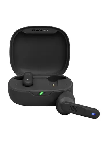 JBL Наушники беспроводные с микрофоном JBL Wave Flex, USB Type-C, черный