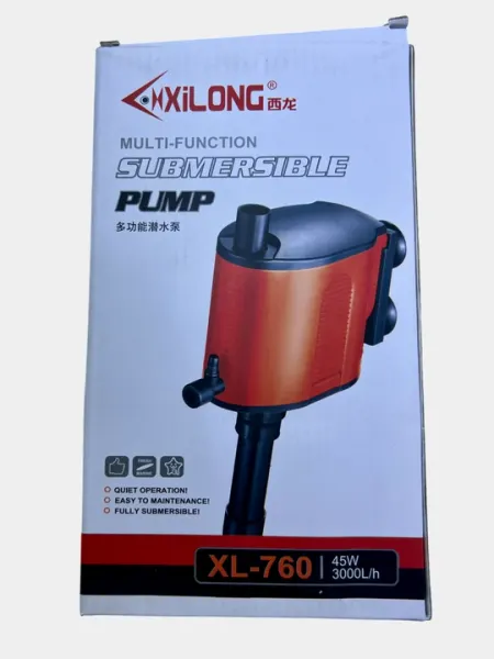 Насос для аквариума xilong 460, 560, 760 фильтр для аквариума, пруда, фонтана, рыбалки