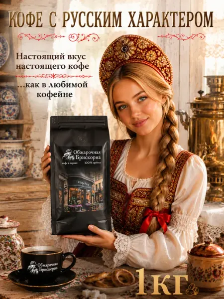 Кофе зерновой 100% арабика 250гр