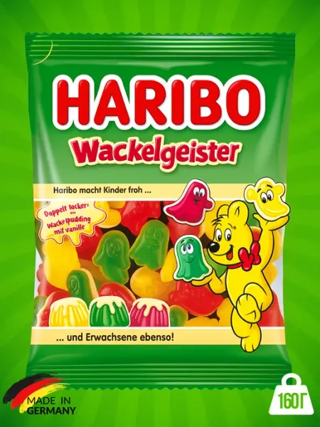 Haribo Мармелад Харибо Wackelgeister 160г