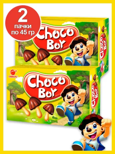 ОРИОН GROUP Печенье CHOCOBOY (Чокобой) Оригинальный, 2 шт