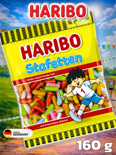 Haribo Жевательный Мармелад Харибо палочки Stafetten