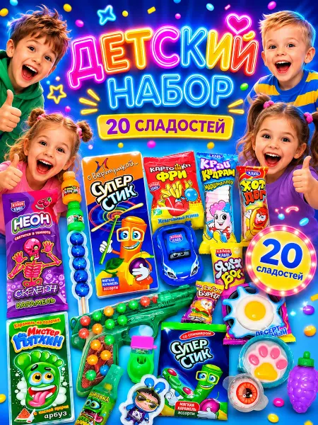 Канди клаб Азиатские сладости подарочный набор бокс