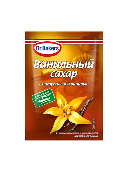 Dr.Bakers Сахар ванильный, Dr. Bakers, 15 г, Россия
