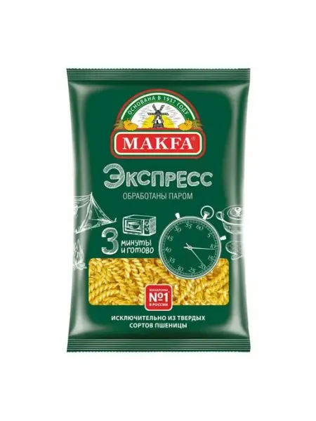 Makfa Макаронные изделия Экспресс Спиральки 400 г