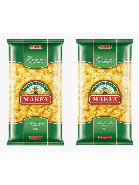 Makfa Макароны Цветочки "Макфа", 450г*2шт