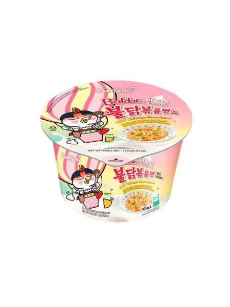 Samyang Лапша с острой курицей и крем-карбонара Big Bowl, 120 гр