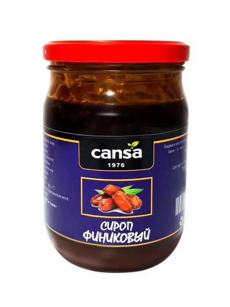 Cansa Финиковый сироп без сахара натуральный, 600гр. Турция