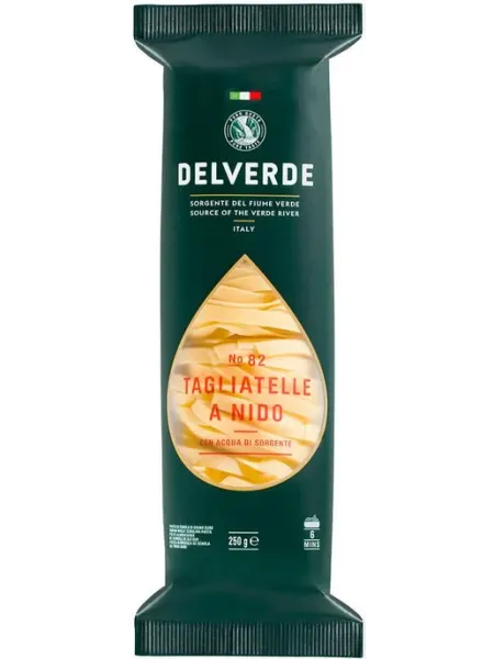 Макароны Delverde Tagliatelle A Nido №82 из твёрдых сортов п